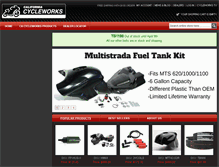 Tablet Screenshot of ca-cycleworks.com